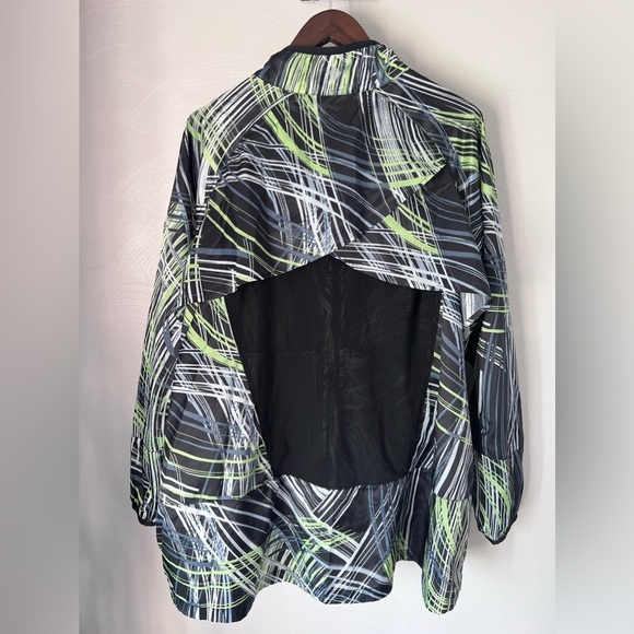 Rise by LulaRue Women’s Size 3X mesh back full zip up lightweight workout jacket - Picture 3 of 4